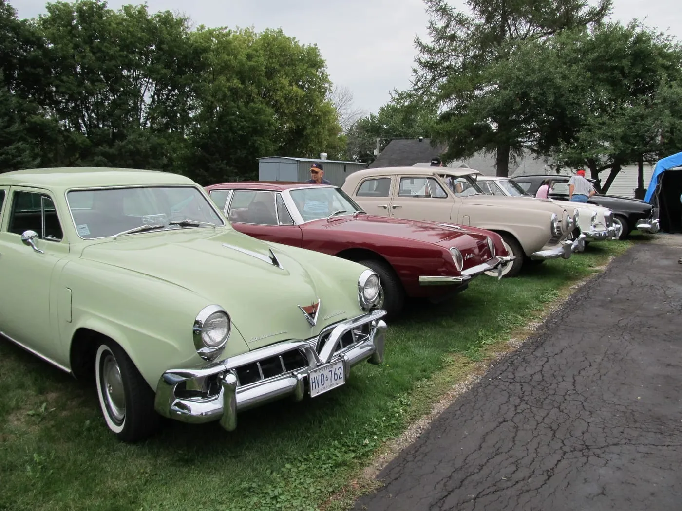 Al & Wilma Jordan’s Studebakers at their home in Smiths Falls