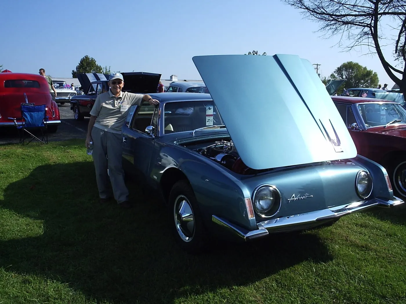Bill Patterson with his 1963 Studebaker Avanti R2 at the 2008 International SDC Meet at Lancaster, Pennsylvania