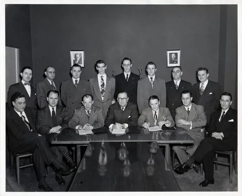 Studebaker of Canada board members with Gordon Stacey